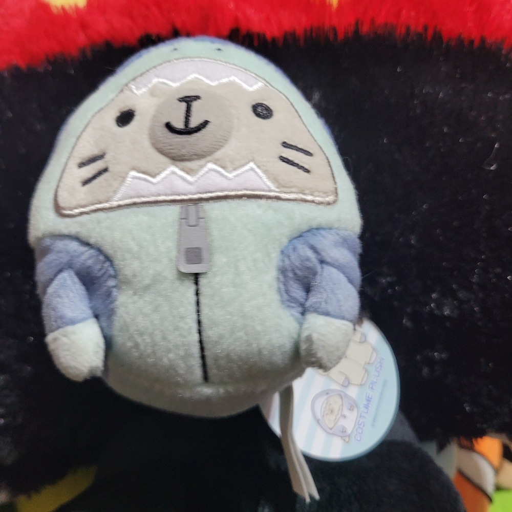 Samezu Clever Idiots Yummy Seal Shark Costume Plush SS-027 Blue Kawaii Toy
